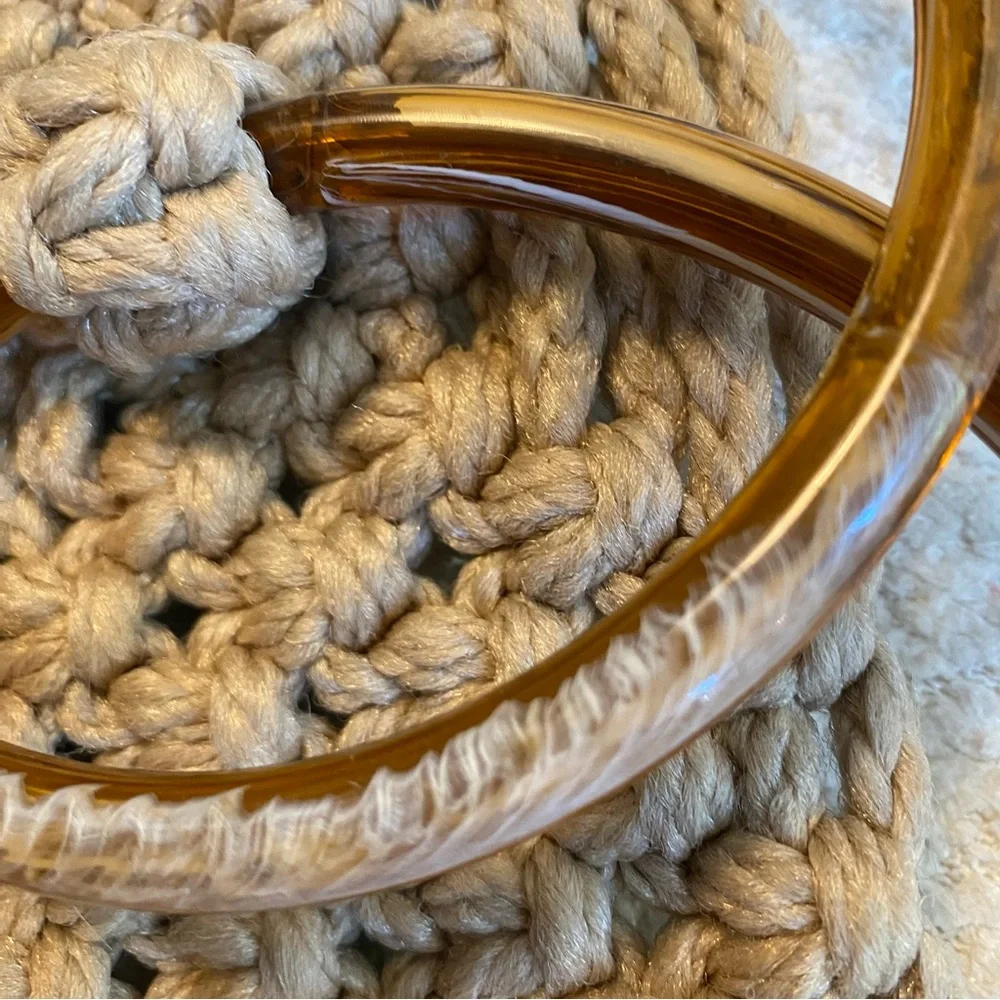Vintage mcm macrame