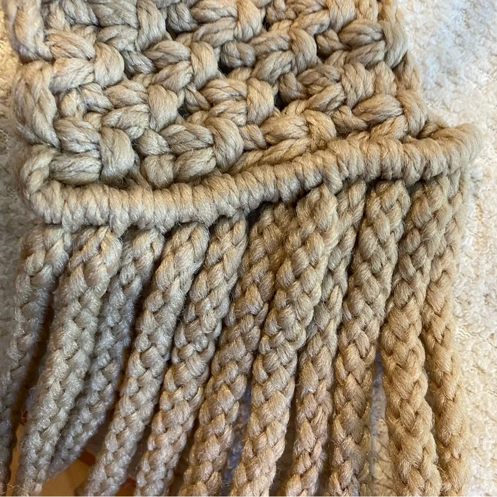 Vintage mcm macrame