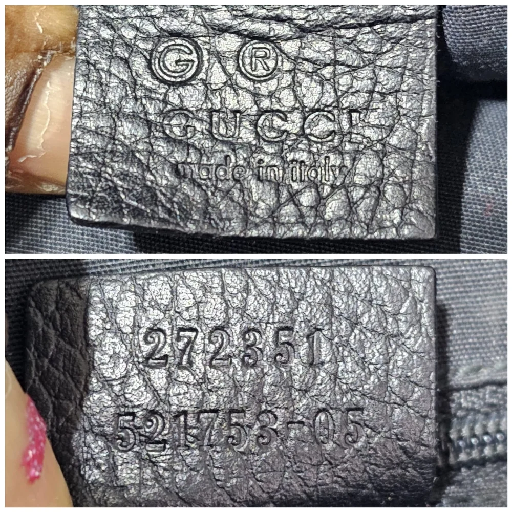 Gucci GG Nylon Messenger Bag Black