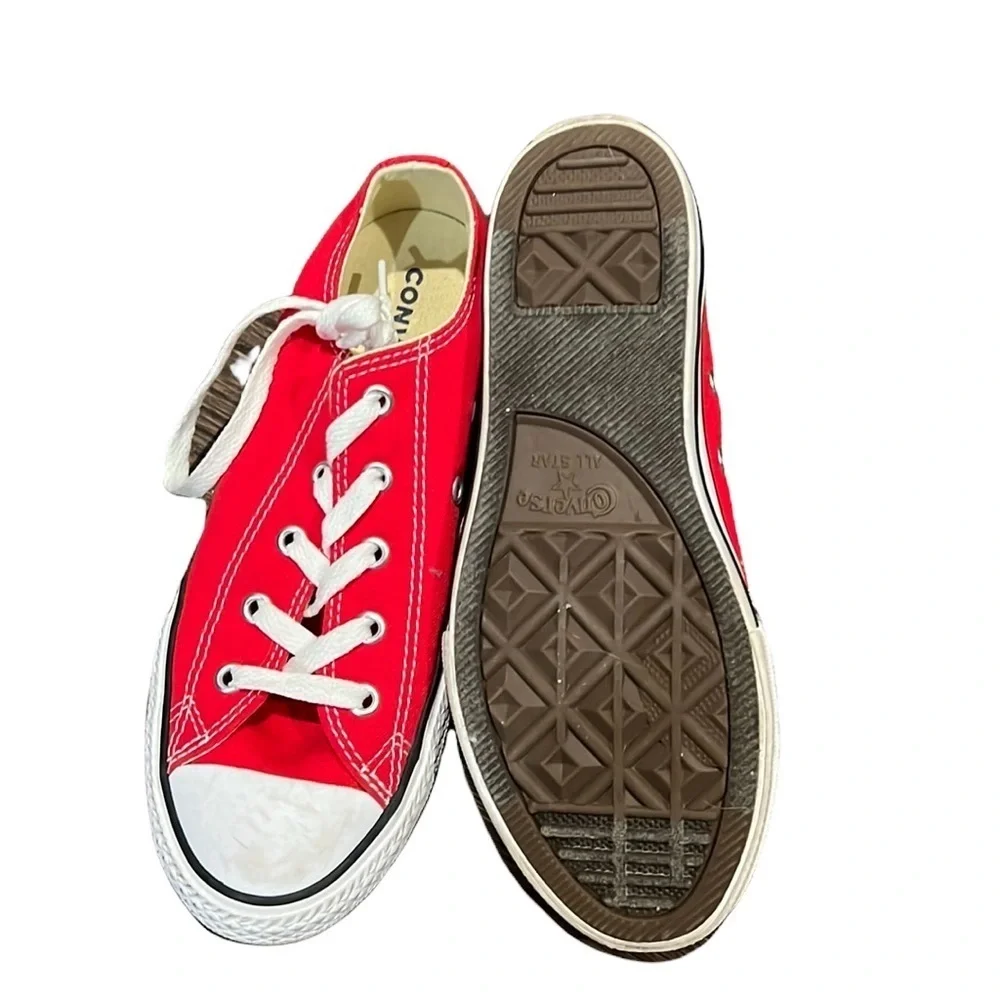 Converse red sneakers