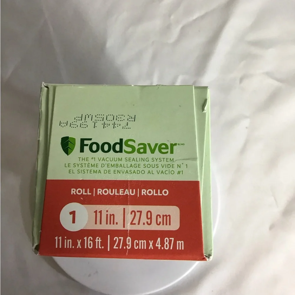 FoodSaver Heat Seal Vacuum Rolls Lot Of 2 Rolls 11inches x 16ft.