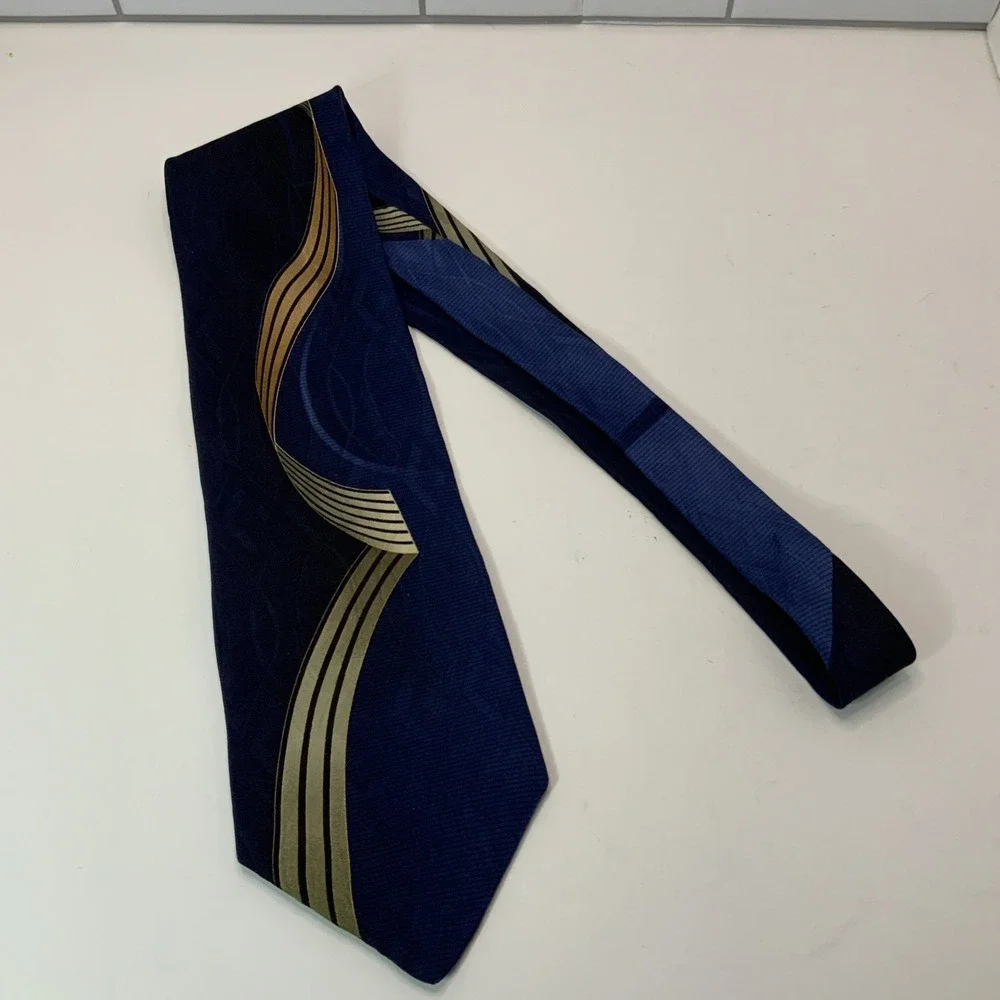 Puritan Men's Neck Tie Multi-Color Design 100% Silk