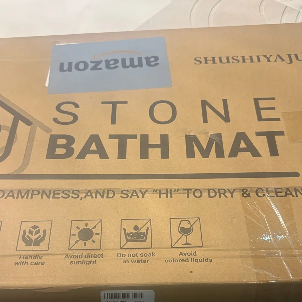 Stone Bath Mat - Tan