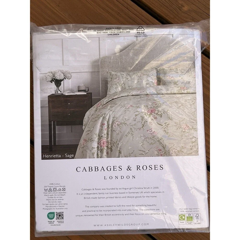 Cabbages & Roses size cotton