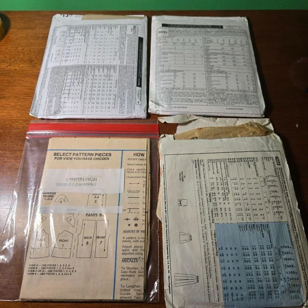 McCalls mixed lot