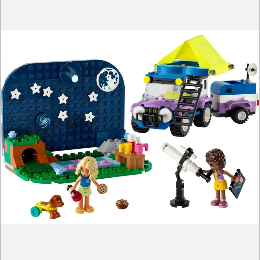 LEGO Friends Stargazing Adventure Set - Blue, Purple, Yellow