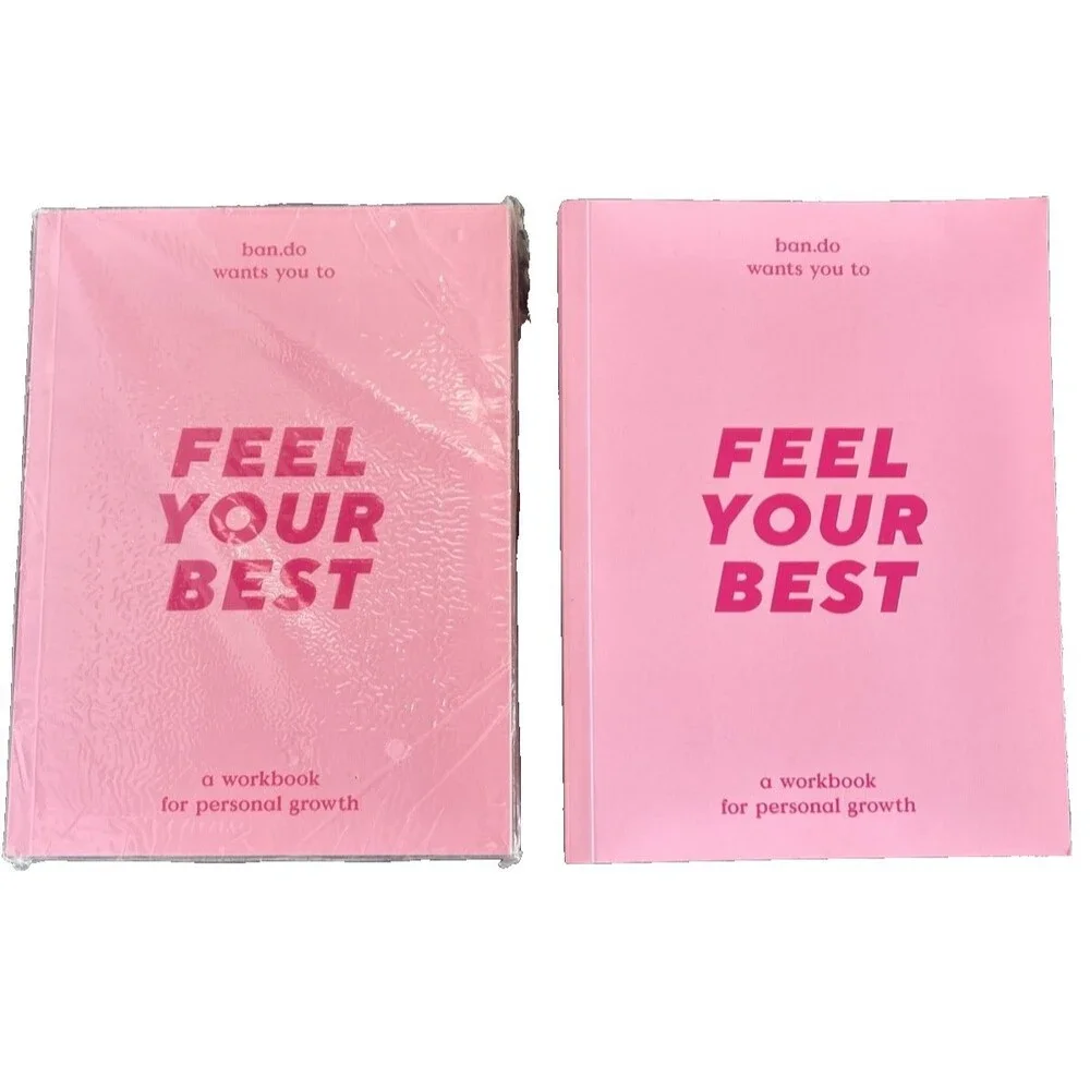 FEEL YOUR BEST LOT of 2 pcs/Journals from Ban do- A Workbook For Personal Growth