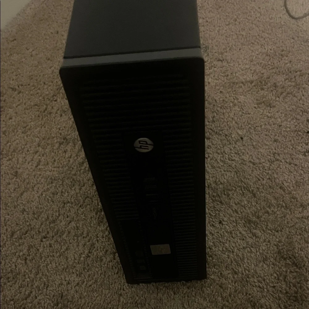HP Black Slim Desktop Tower