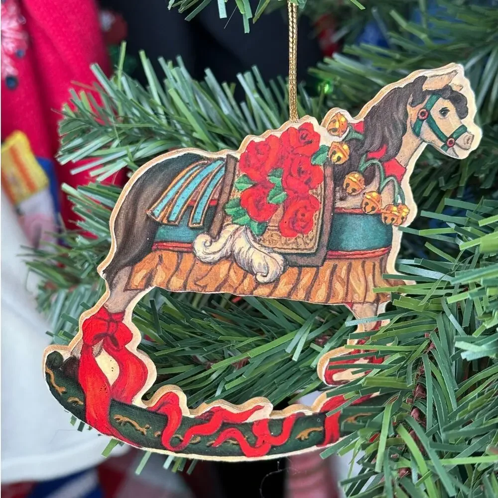Vintage Rocking Horse Ornament