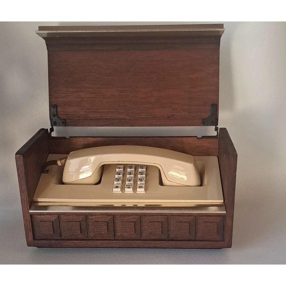 Vintage 1980's Western Electric Desk Box Telephone