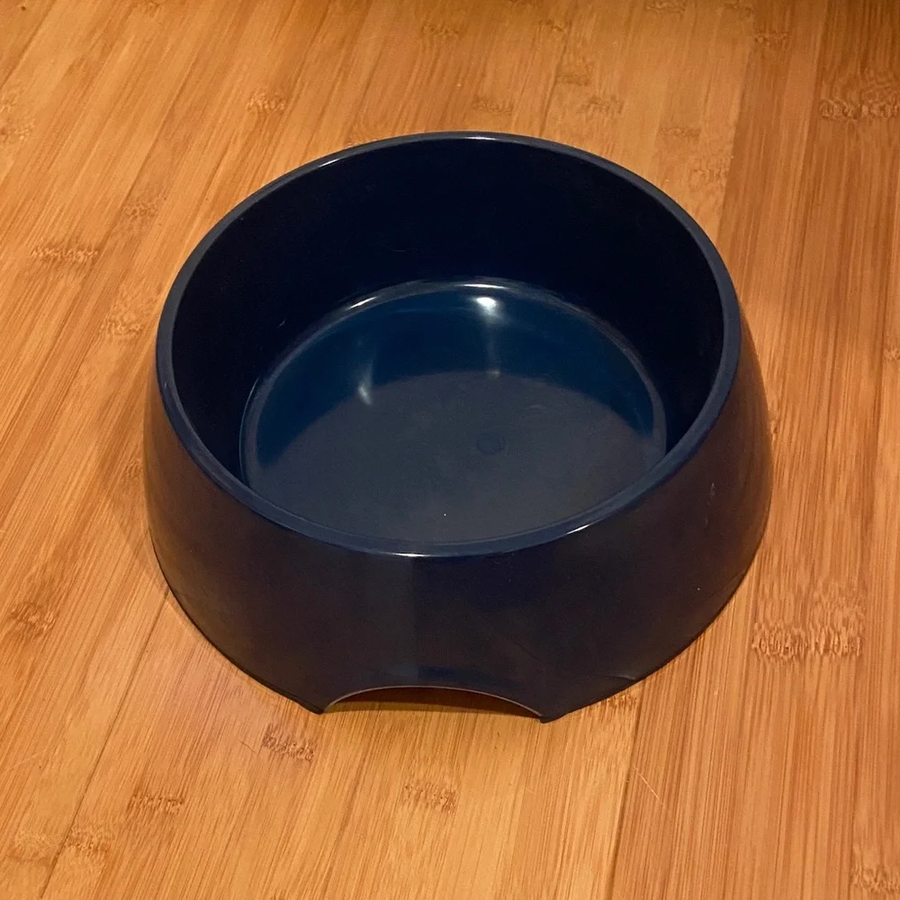 Dark Blue Pet Bowl