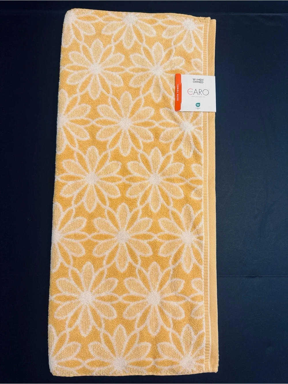 CARO HOME 100% Cotton Bath Towel Set - Kaleidoscope - Honey Blossom