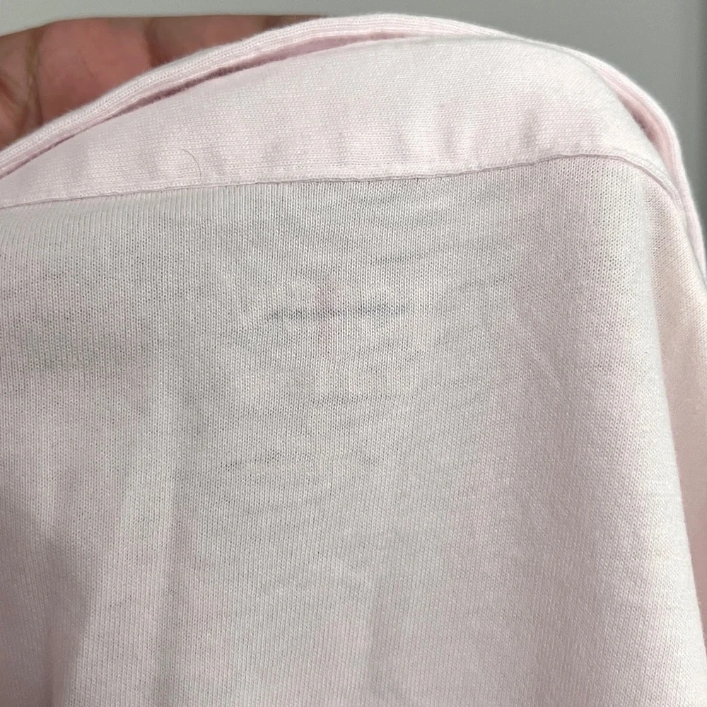 J.CREW Sueded Cotton Polo Shirt Mens Small Classic Fit Shell Pink Soft Casual