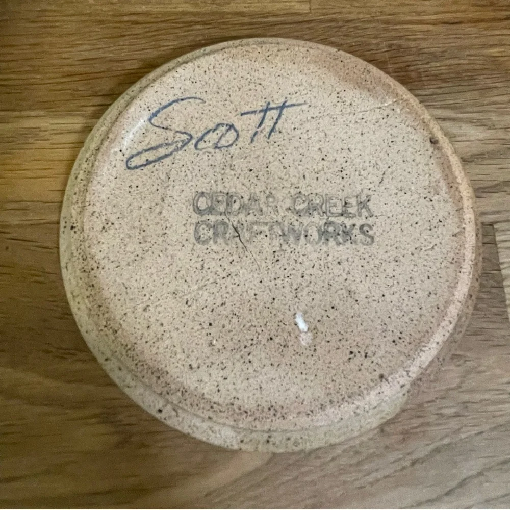 Cedar Creek Craftworks handmade stoneware