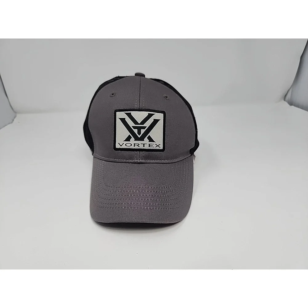 Vortex Optics‎ CAP ADJUSTABLE Gray BLACK MESH Hunting Scope Trucker Hat