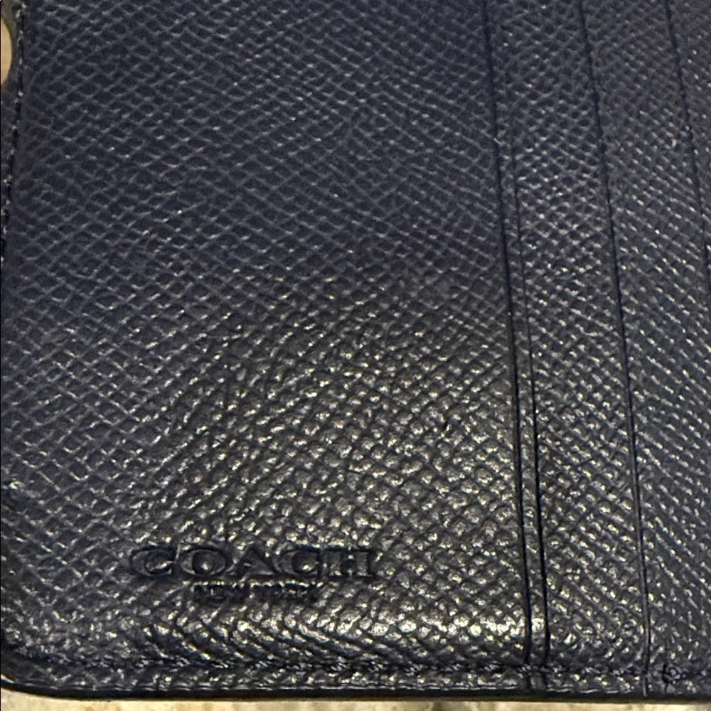 Coach black blue