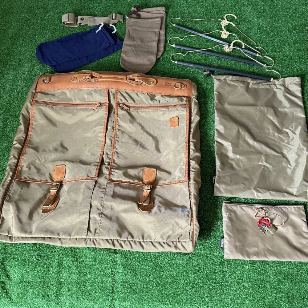 Vintage Hartmann Garment Bag Travel Bag Suitcase 8 Compartments + 12 Accesories
