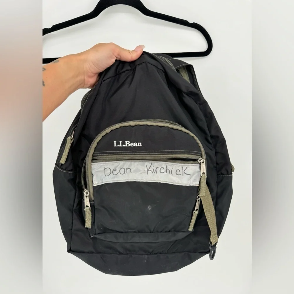 L.L Bean 3M Scotch lite Reflective Material Backpack Book Bag