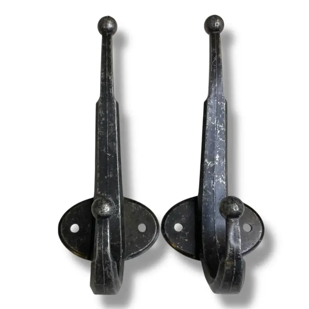 Coat Hat Hook Metal Distressed Finish Wall Hanging 5
