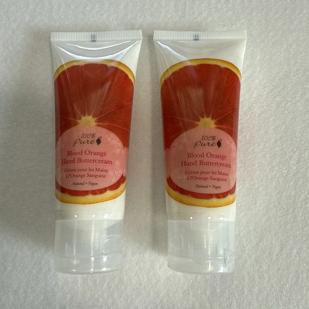 100% Pure Blood Orange Hand Buttercream Natural vegan (Lot Of 2pc) -2oz Each