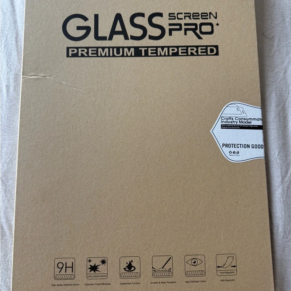 Clear Tempered Glass Screen Protector for Tablets
