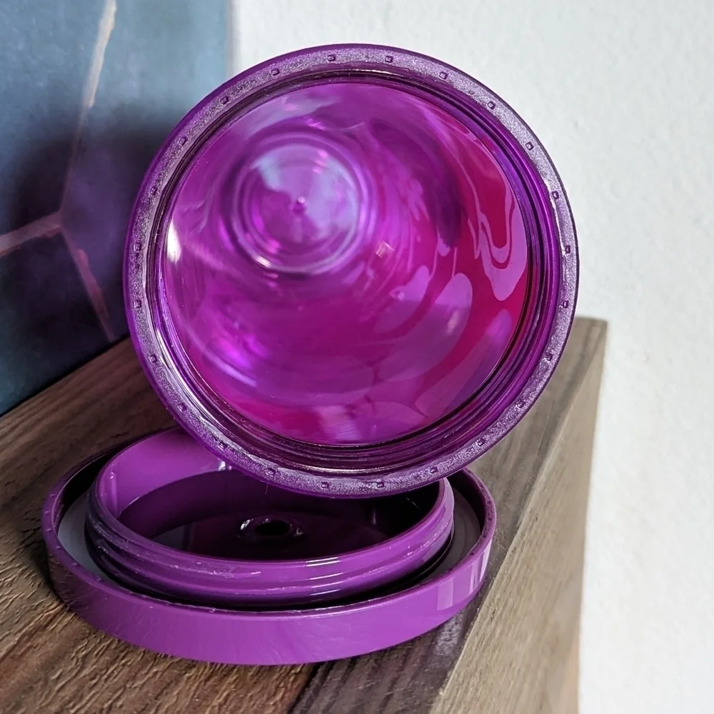 2014 Starbucks Venti Cold Cup Tumbler Red/Purple Hibiscus Flower 24 Oz