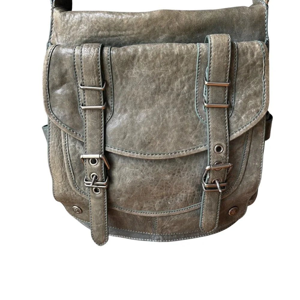 Men’s Rare Vintage Lockheart Leather Flap Closure Organizer Messenger Crossbody