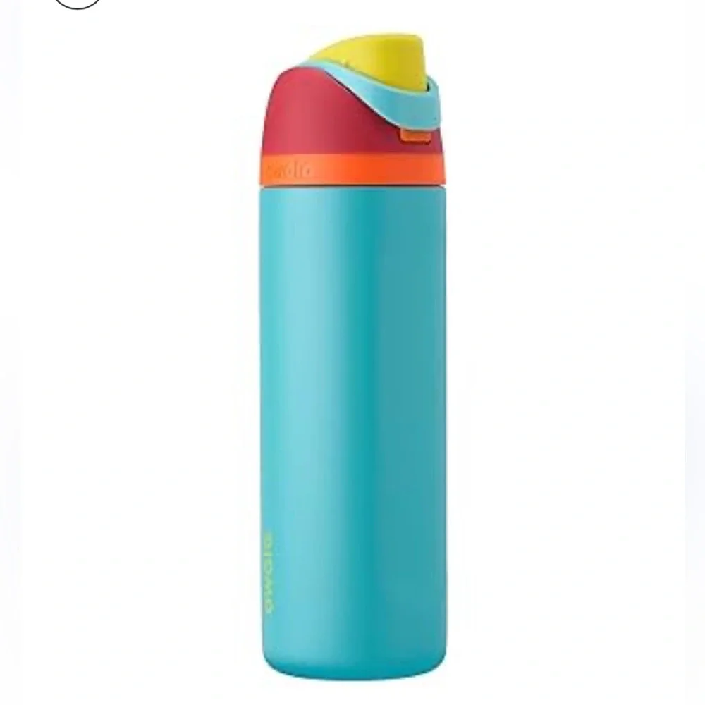 Owala- 32 oz Freesip - Limited Edition blue orange water bottle cold cup fitness