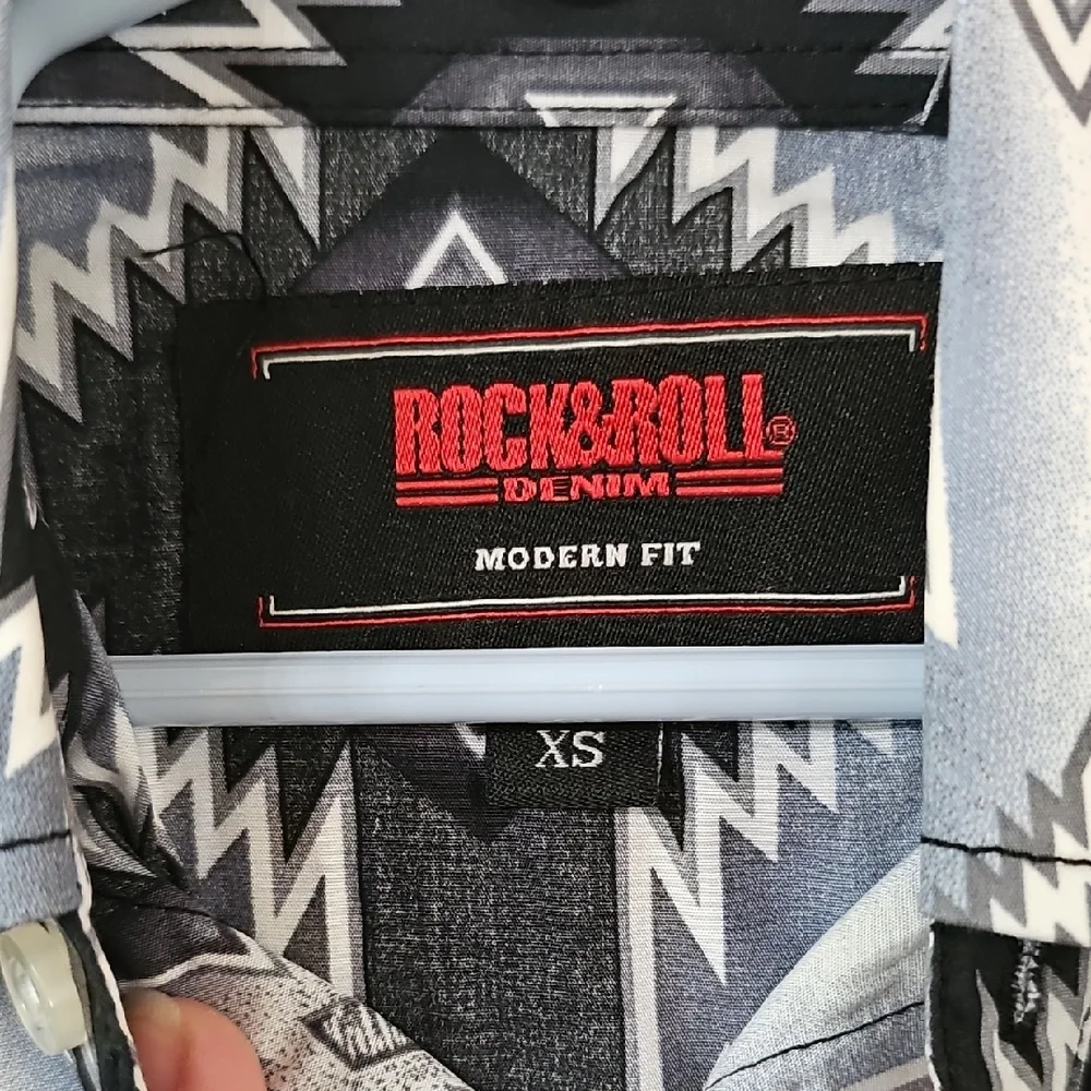 Rock & Roll Denim bold geometric