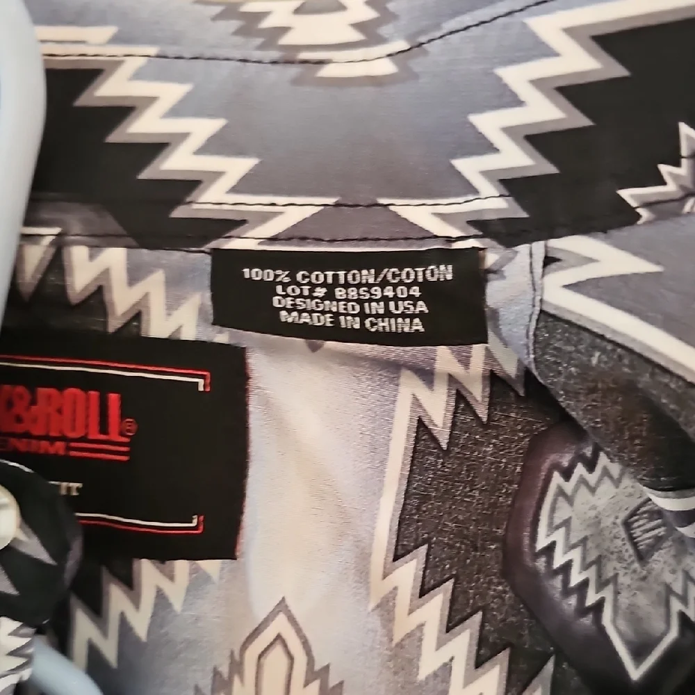 Rock & Roll Denim bold geometric