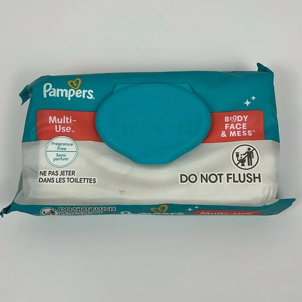 Hello Bello Diapers 24 Count Size 4 + Pampers Multi-Use Wipes 56 Count