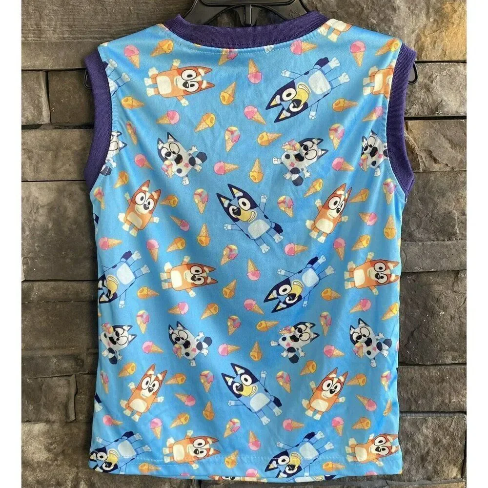 Bluey Bingo‎ Ice Cream Sleeveless Shirt Size 6