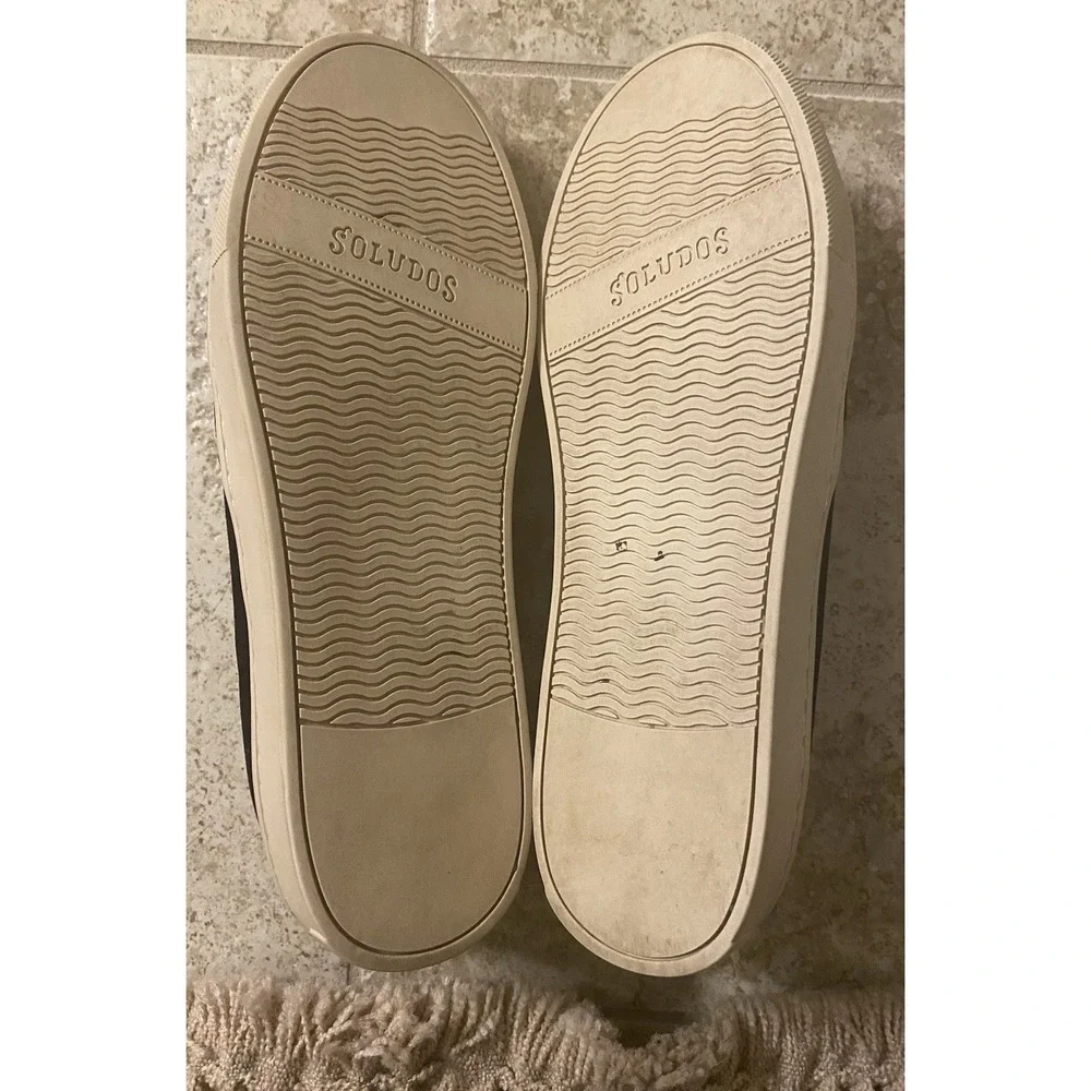 Soludos Women's Size 6.5‎ Blue Velvet Llama Slip On Sneakers Tennis Shoes Velvet