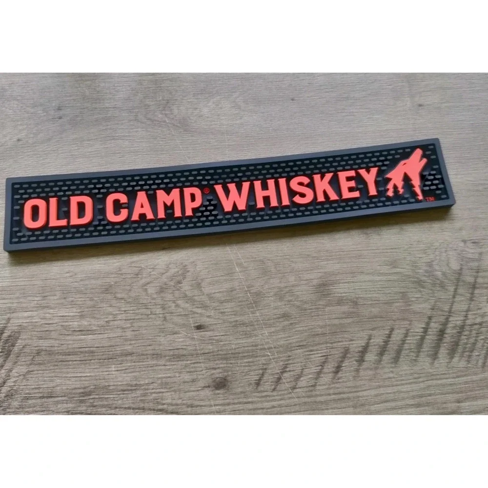 Old Camp Whiskey Spill Rail Bar Mat 21