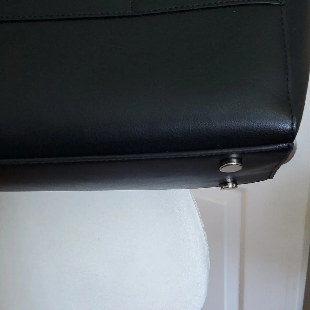 Calpak Sleek Black Laptop Bag for Women