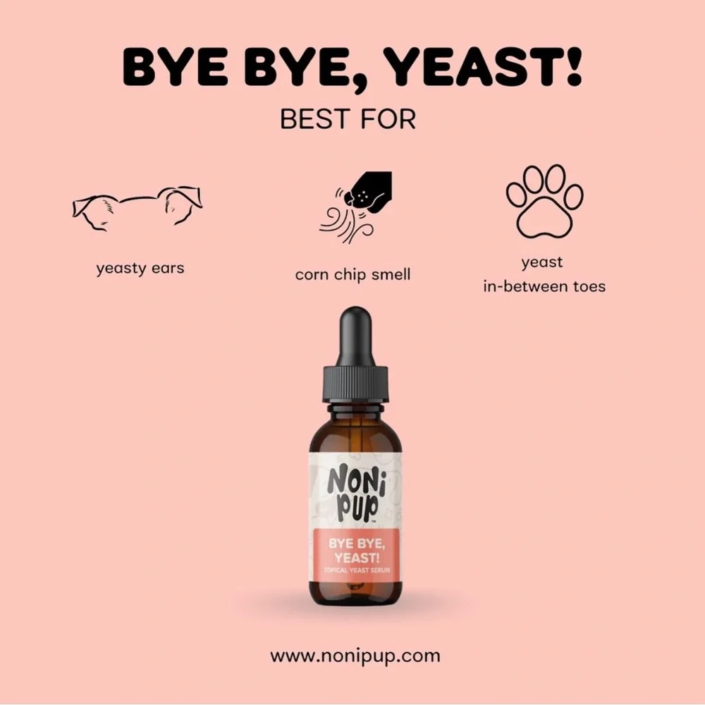 NEW Nonipup Dog Yeast Paw and Ear Serum