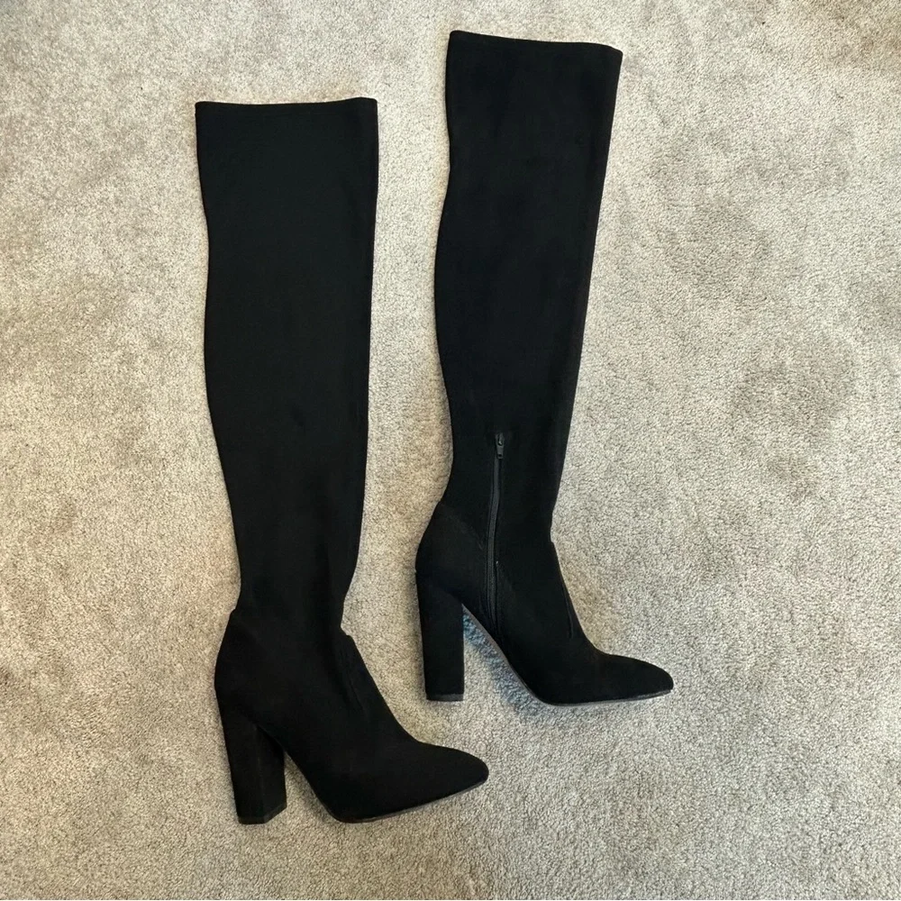 Aldo black faux