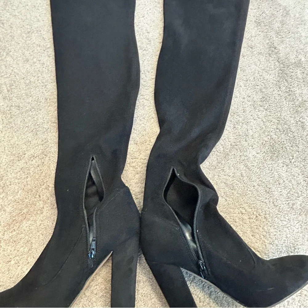 Aldo black faux
