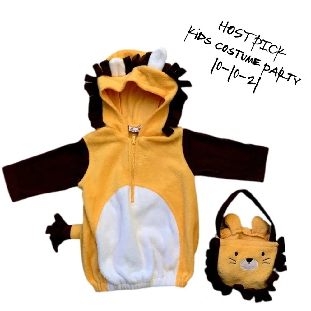 LION COSTUME W/ MATCHING BAG