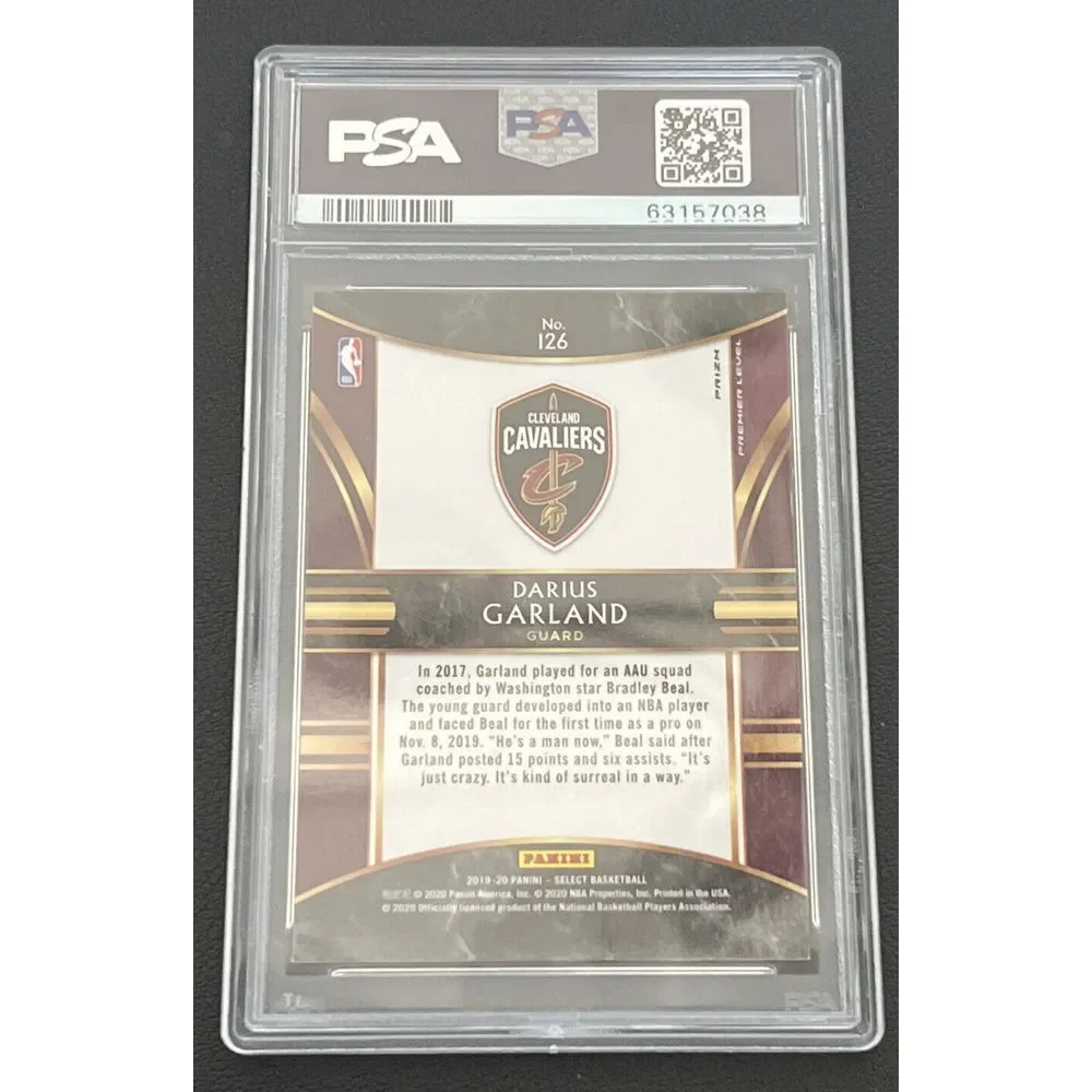 2019-20 Select Darius Garland #126 Premier GOLD Wave Rookie PSA 9‎ Cavs LOW POP
