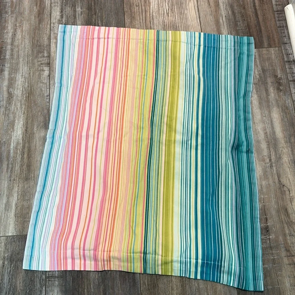 Pottery Barn Teen Rainbow Stripe Standard Sham