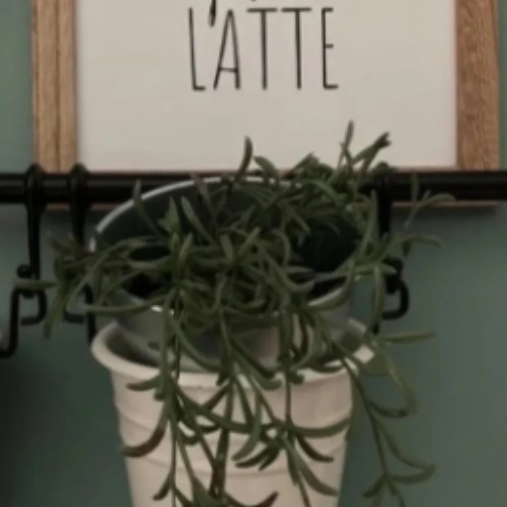 Ikea Fejka Artificial Plant & Bintje Metal Planter