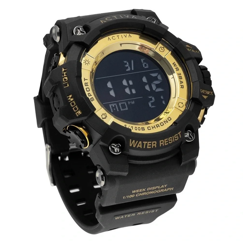 Activa Sync X Invicta Men's Digital Watch - 50mm. Black NWT