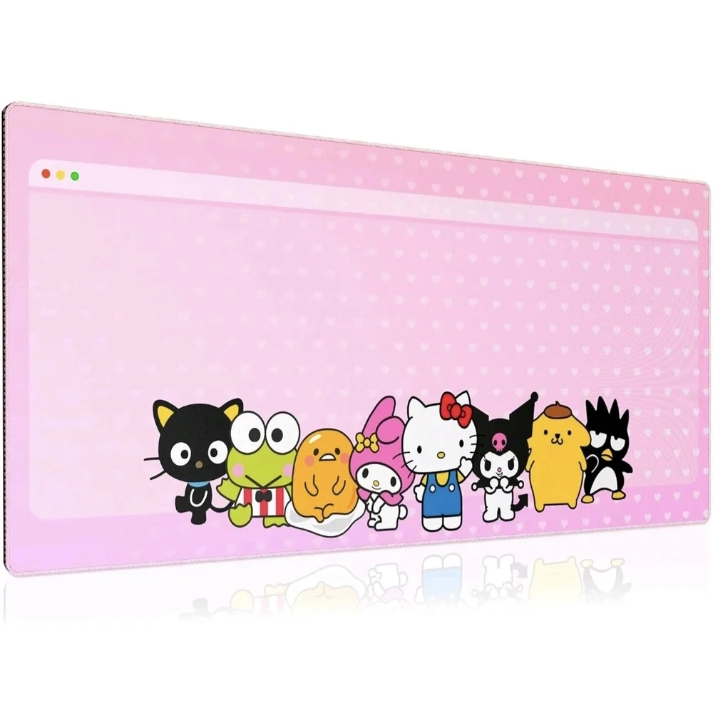 Sanrio Characters Pink Keyboard Mat