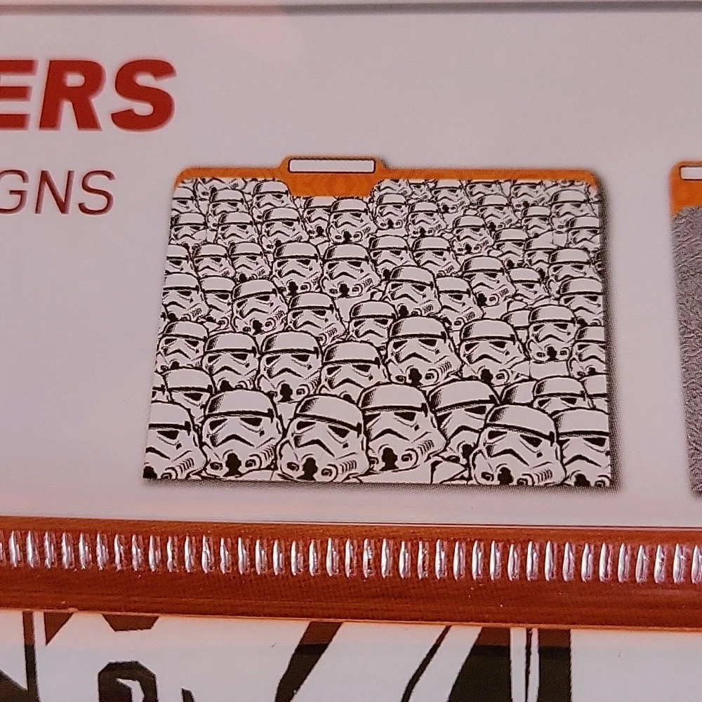 Star Wars Set of 4 File Folders New in Package Letter Size Disney