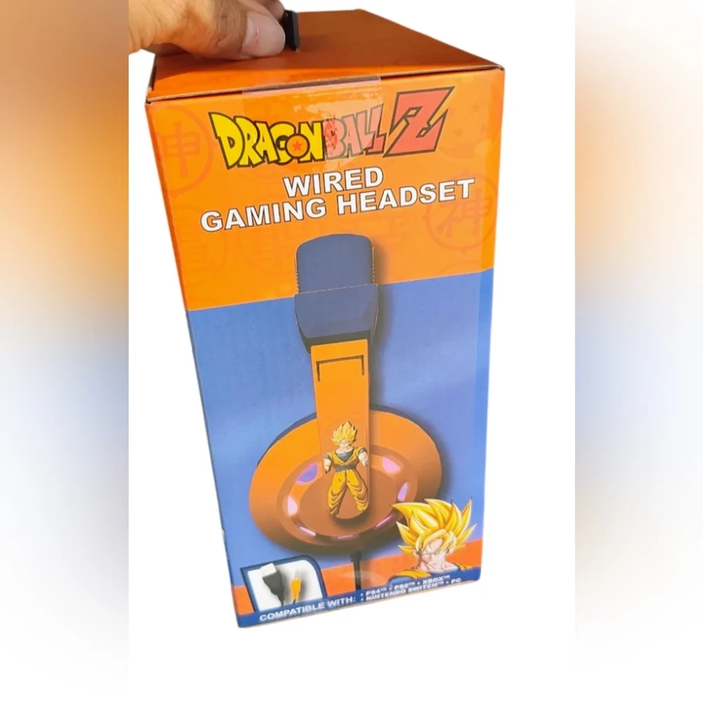 Dragon Ball Z Wired Gaming Headset - Orange and Blue