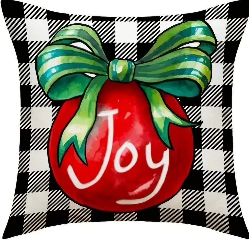 SET OF 2 CHRISTMAS THROW PILLOW COVERS. BRAND NEW