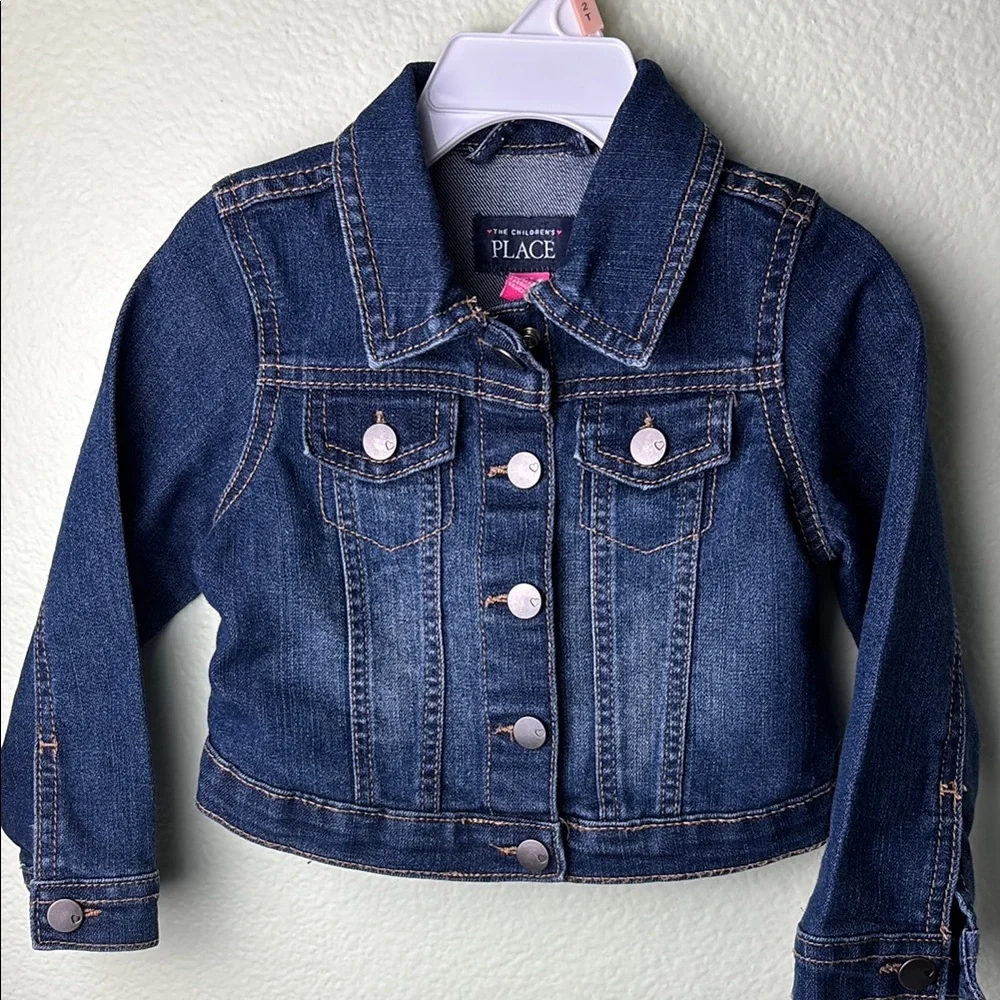 The Children's Place Blue Denim Jacket for Kids 2T
