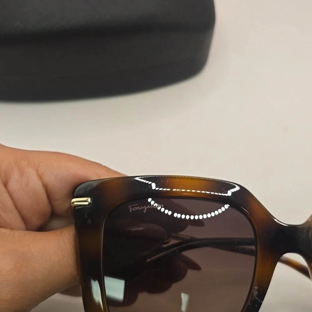 Used Salvatore Ferragamo Sunglasses SF1041S Havana/Brown Gradient with case