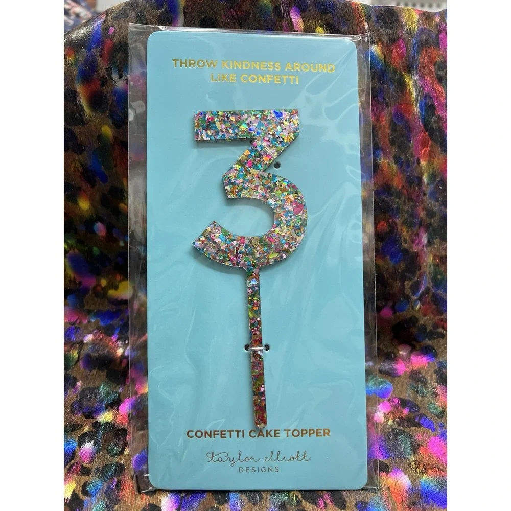 Confetti Cake‎ Topper NEW By Taylor Elliott Designs 3